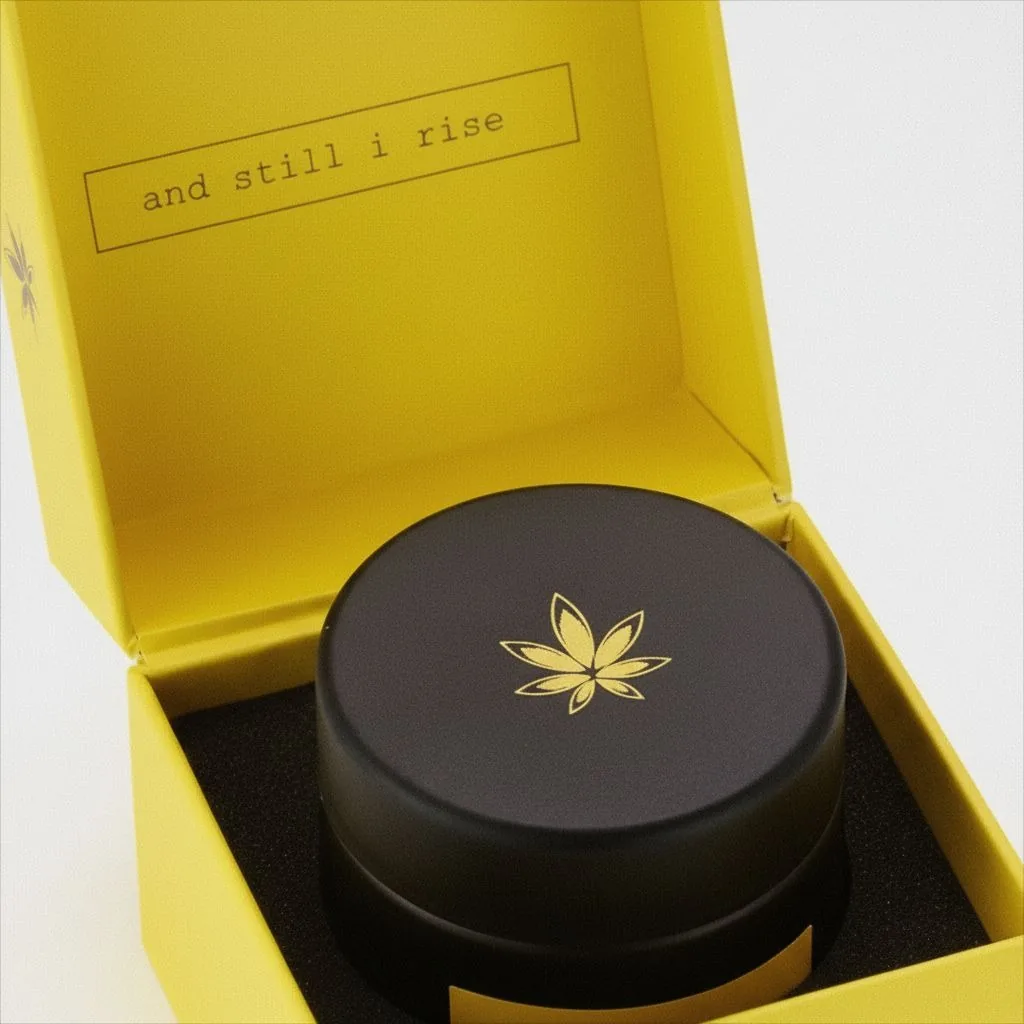 cannabis philosophy — jar box, inside the lid
