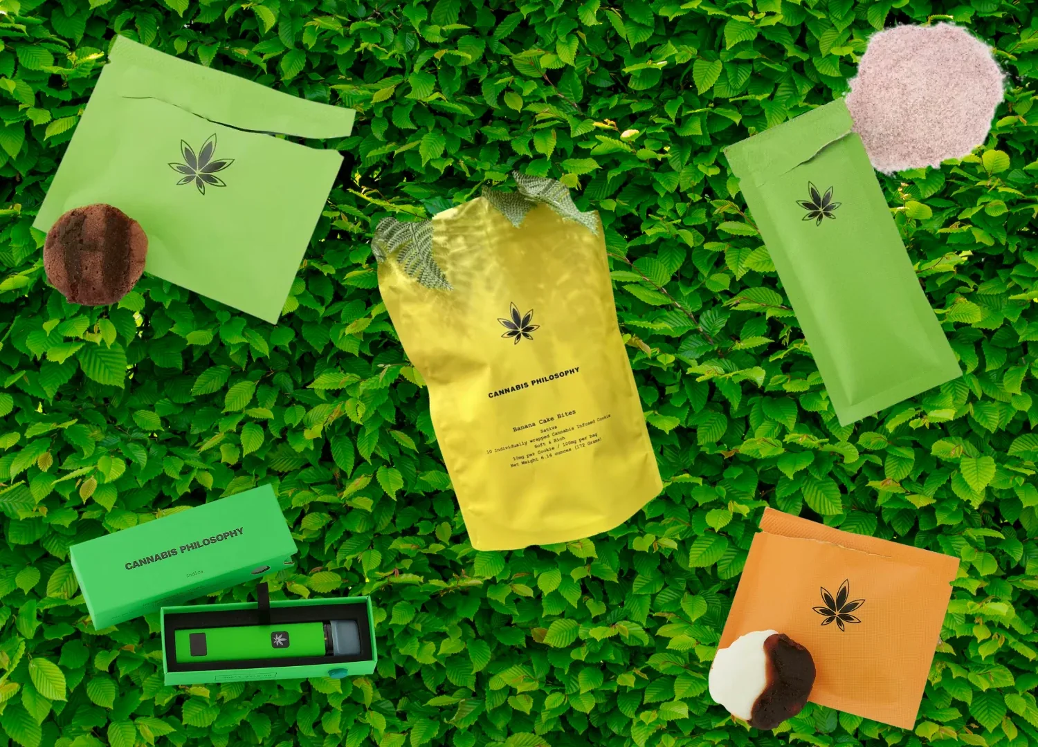 cannabis philosophy — the pouches and the vape box