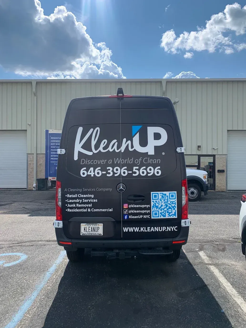 KLEANUP partial wrap — rear doors